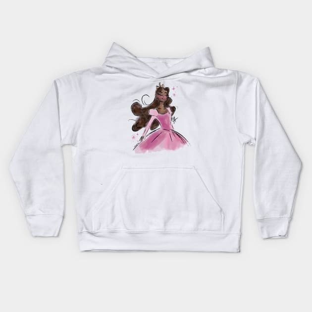 Enchanting Princess Kids Hoodie by The Mindful Maestra